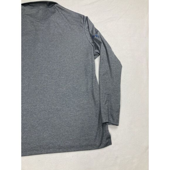 Nike Dri Fit Gray Long Sleeve Quarter Zip Performance Wicking Sweater Mens XXL - Picture 11 of 11